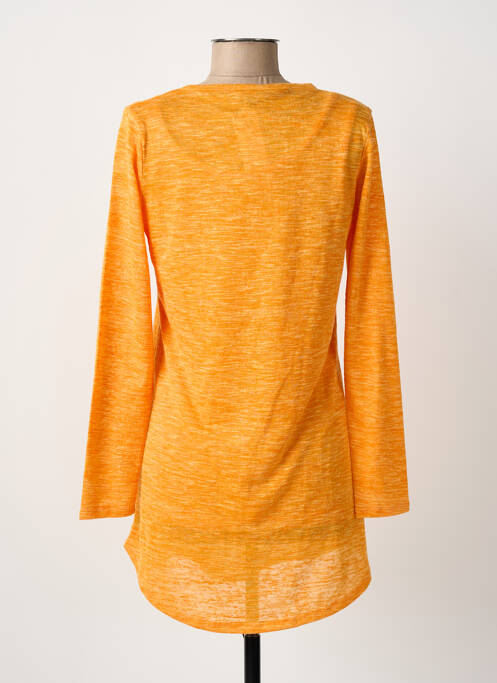 Tunique manches longues orange MARBLE femme