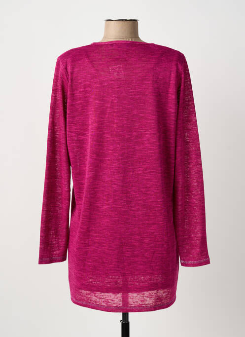 Tunique manches longues violet MARBLE femme