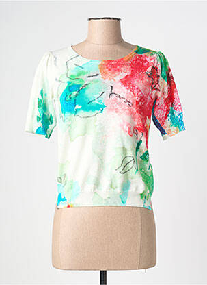 T-shirt imprimé fantaisie manches courtes vert ALDO MARTIN'S femme