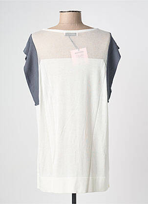 Tunique manches courtes col rond blanc ALDO MARTIN'S femme