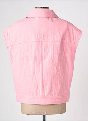 Veste casual col chemisier rose MKT STUDIO femme