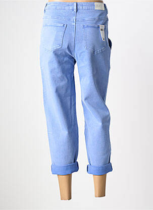 Pantacourt coupe droite taille normale bleu MKT STUDIO femme