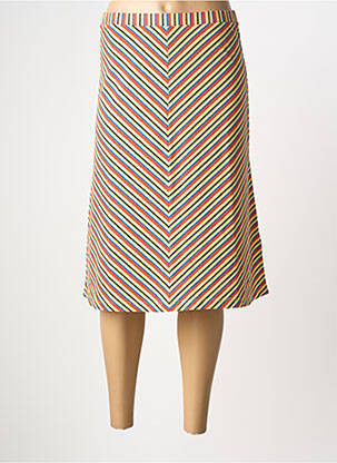 Jupe mi-longue jaune KING LOUIE femme