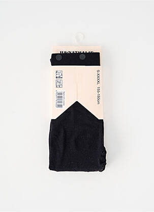Collants imprimé pois noir H.NATHALIE femme