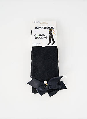 Chaussettes noir H.NATHALIE femme