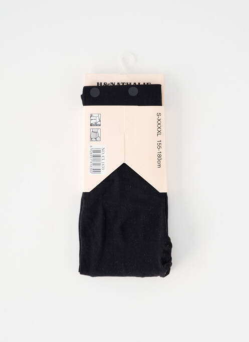 Collants imprimé pois noir H.NATHALIE femme