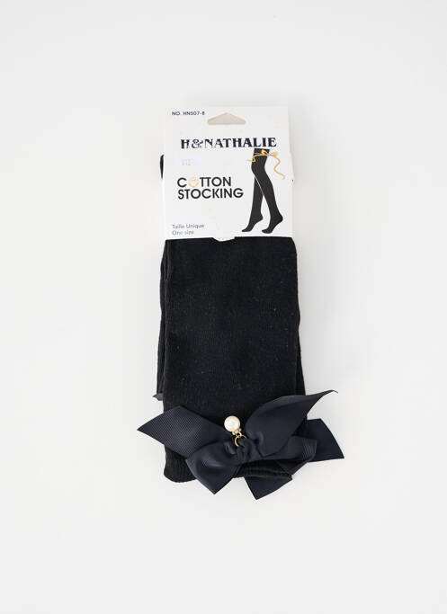Chaussettes noir H.NATHALIE femme