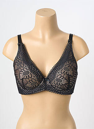 Soutien-gorge haut soutien-gorge moulé haut soutien-gorge moulé noir SNOW ROSE femme
