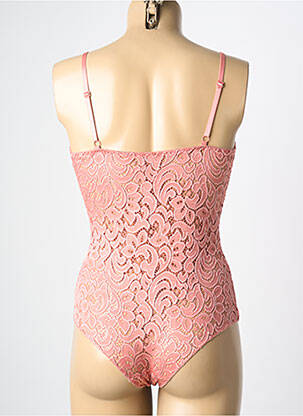 Body lingerie stretch rose fonce ANCONA femme