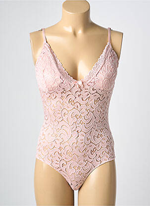 Body lingerie rose ANCONA femme
