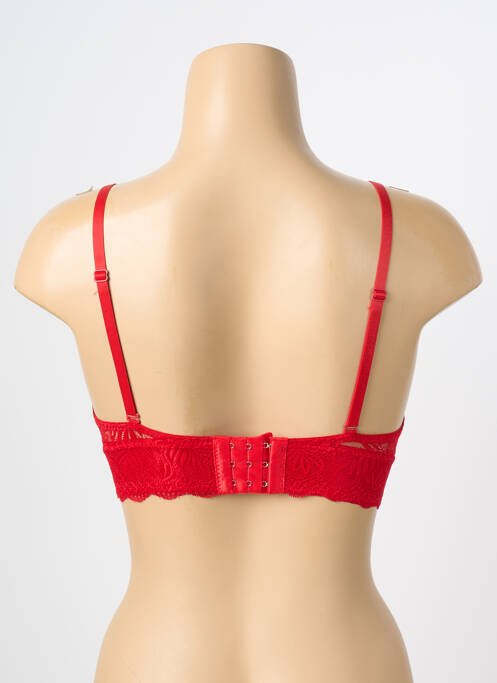 Soutien-gorge sans armature haut soutien-gorge moulé rouge SNOW ROSE femme