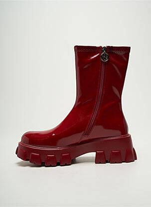 Bottines/boots talon bas talon de 4 à 6cm rouge NOA HARMON femme