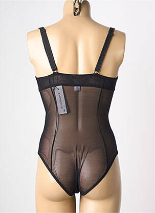 Body lingerie broderie noir EMPREINTE femme