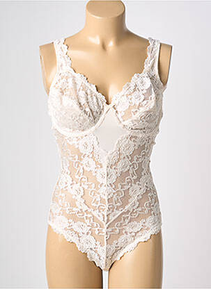 Body lingerie avec armature blanc MANAÏS femme