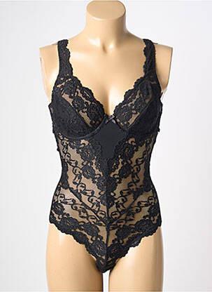 Body lingerie avec armature noir MANAÏS femme