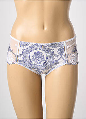 Culotte effet matière satinée blanc EMPREINTE femme
