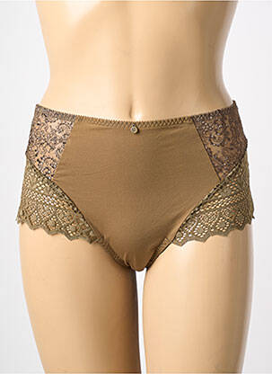 Shorty stretch vert EMPREINTE femme