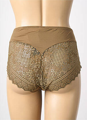 Shorty stretch vert EMPREINTE femme
