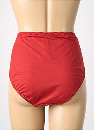 Culotte haute stretch rouge EMPREINTE femme