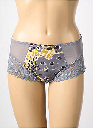 Shorty stretch gris EMPREINTE femme