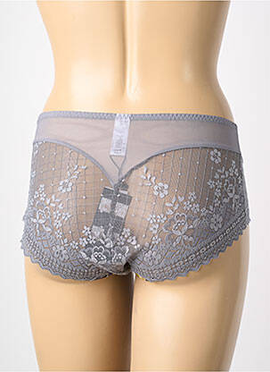 Shorty stretch gris EMPREINTE femme