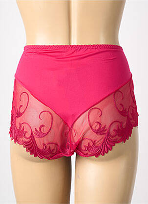 Culotte haute broderie rose EMPREINTE femme