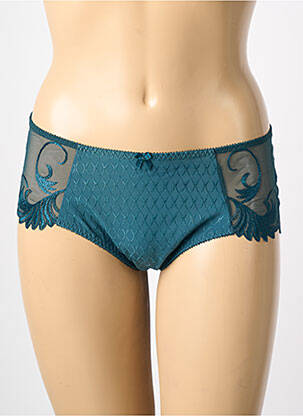 Shorty broderie vert EMPREINTE femme