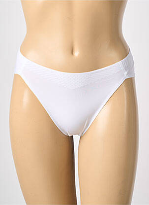 Culotte tissage satiné blanc SLOGGI femme