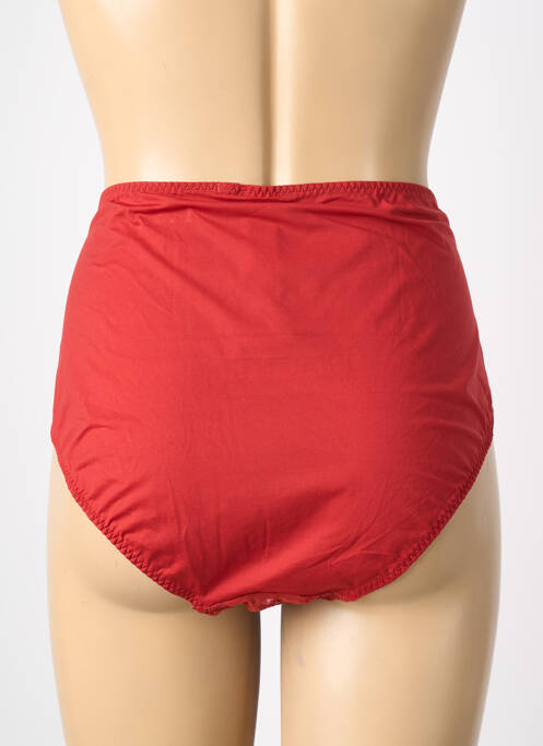Culotte haute stretch rouge EMPREINTE femme