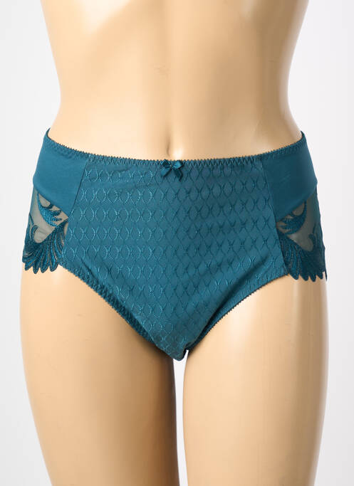 Culotte haute broderie vert EMPREINTE femme