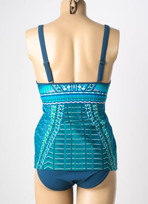 Tankini imprimé fantaisie bleu SUNFLAIR femme