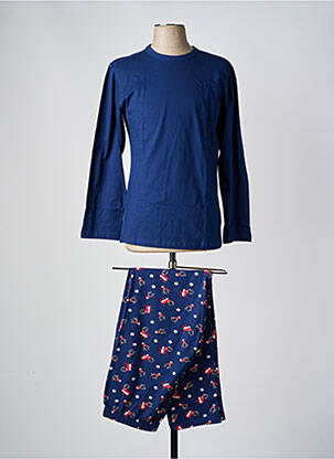 Pyjama col rond bleu RINGELLA homme