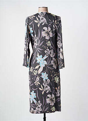 Robe de chambre tissage jersey gris EGATEX femme