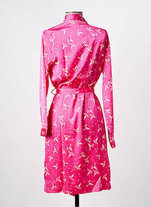 Déshabillé manches longues rose RINGELLA femme