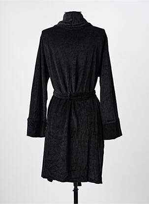 Robe de chambre stretch noir IMPETUS femme
