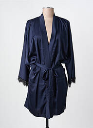 Déshabillé manches 3/4 bleu SIMONE PERELE femme