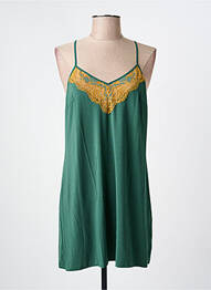 Nuisette/combinette stretch vert WACOAL femme