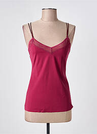 Top/caraco effet matière satinée rouge SLOGGI femme