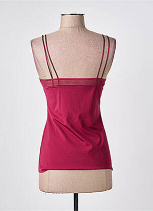 Top/caraco effet matière satinée rouge SLOGGI femme