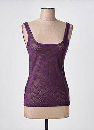 Top/caraco bretelles élastiquées violet SLOGGI femme