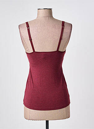 Top/caraco effet matière satinée rouge SIMONE PERELE femme