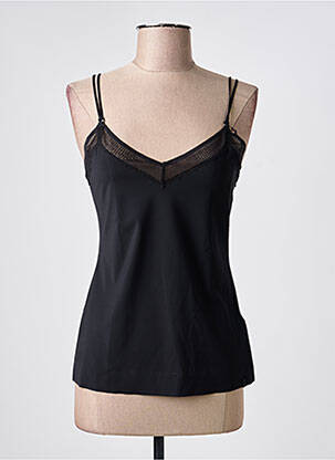 Top/caraco tissage satiné noir SLOGGI femme