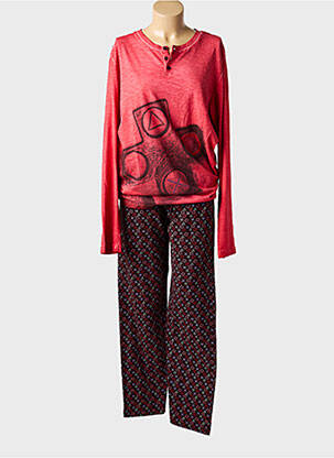 Pyjama tissage jersey rouge SOY femme