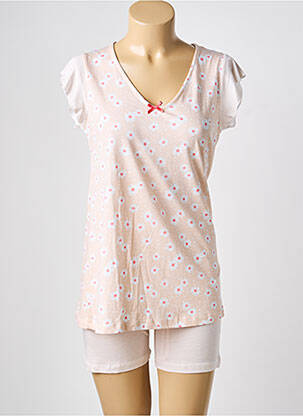 Pyjama col v rose RINGELLA femme