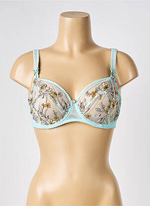 Soutien-gorge légère et transparente haut soutien-gorge emboitant bleu EMPREINTE femme