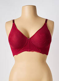 Soutien-gorge sans armature haut triangles rouge TRIUMPH femme