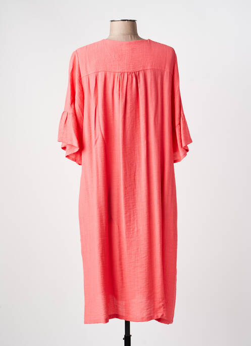 Robe de chambre tissage jersey rose SENORETTA femme