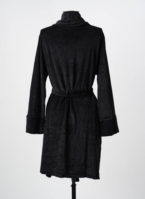 Robe de chambre stretch noir IMPETUS femme