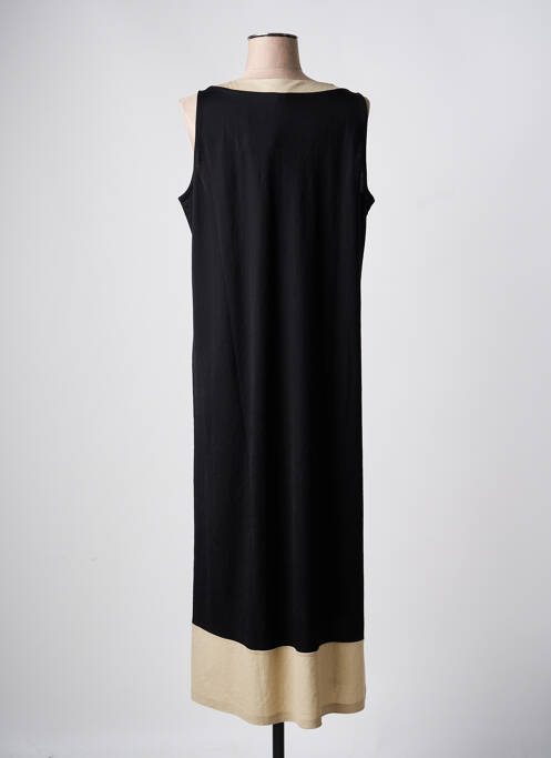 Robe longue sans manche sans manche noir SENORETTA femme