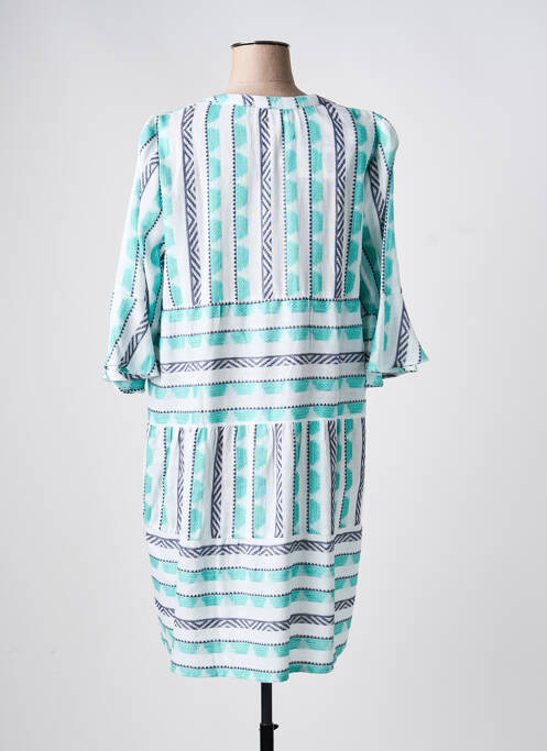 Robe mi-longue bleu SENORETTA femme